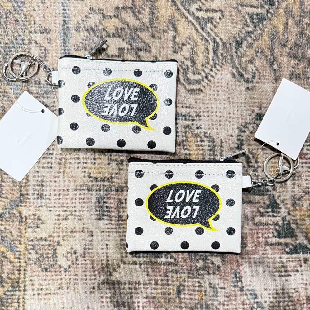 Polka Dot Love Coin Purse